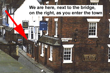 The Merchant Fish Bar & The Merchant Tea Rooms, next to the Bridge, on the right, as you come into Bewdley